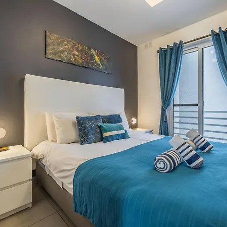 Vibrant Penthouse With Terrace St Julians Sleeps 4 Saint Julian's