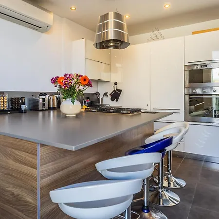 Vibrant Penthouse With Terrace St Julians Sleeps 4 Apartment